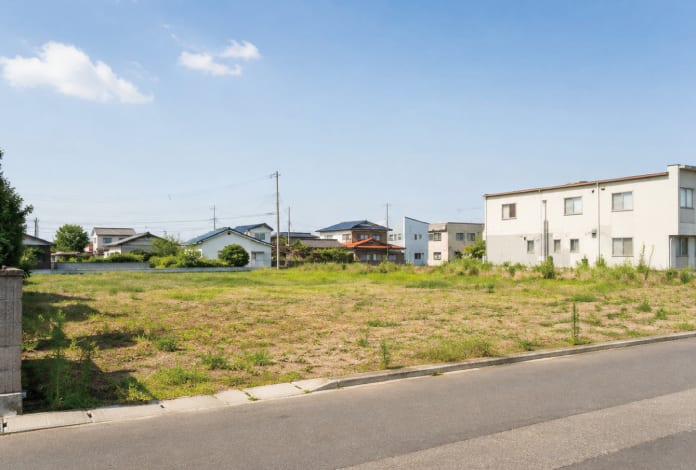 有効活用前の更地の様子
